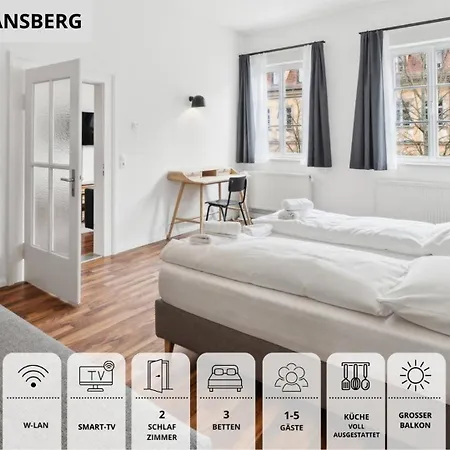Apartment Neu Kapapart15 - 6 Schoene Fewos Mit Einbaukueche, Bad Und Balkon In Der Altstadt Auf Bambergs Insel