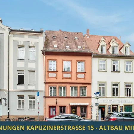 Apartment Neu Kapapart15 - 6 Schoene Fewos Mit Einbaukueche, Bad Und Balkon In Der Altstadt Auf Bambergs Insel Bamberg