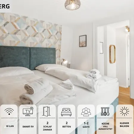 Neu Kapapart15 - 6 Schoene Fewos Mit Einbaukueche, Bad Und Balkon In Der Altstadt Auf Bambergs Insel