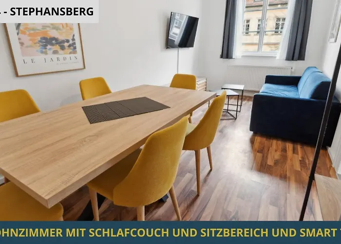 Neu Kapapart15 - 6 Schoene Fewos Mit Einbaukueche, Bad Und Balkon In Der Altstadt Auf Bambergs Insel *