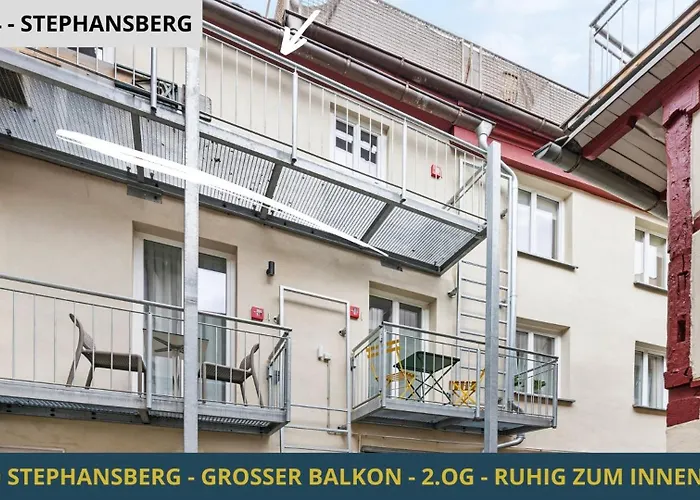 Neu Kapapart15 - 6 Schoene Fewos Mit Einbaukueche, Bad Und Balkon In Der Altstadt Auf Bambergs Insel *