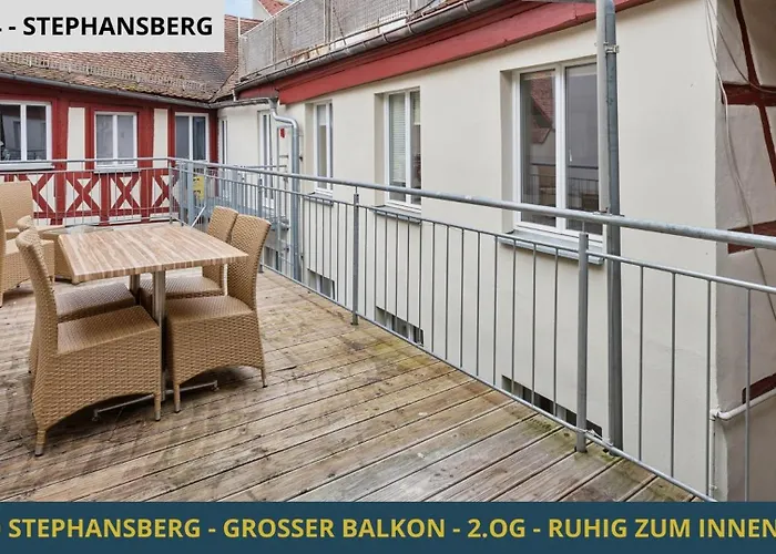 Neu Kapapart15 - 6 Schoene Fewos Mit Einbaukueche, Bad Und Balkon In Der Altstadt Auf Bambergs Insel